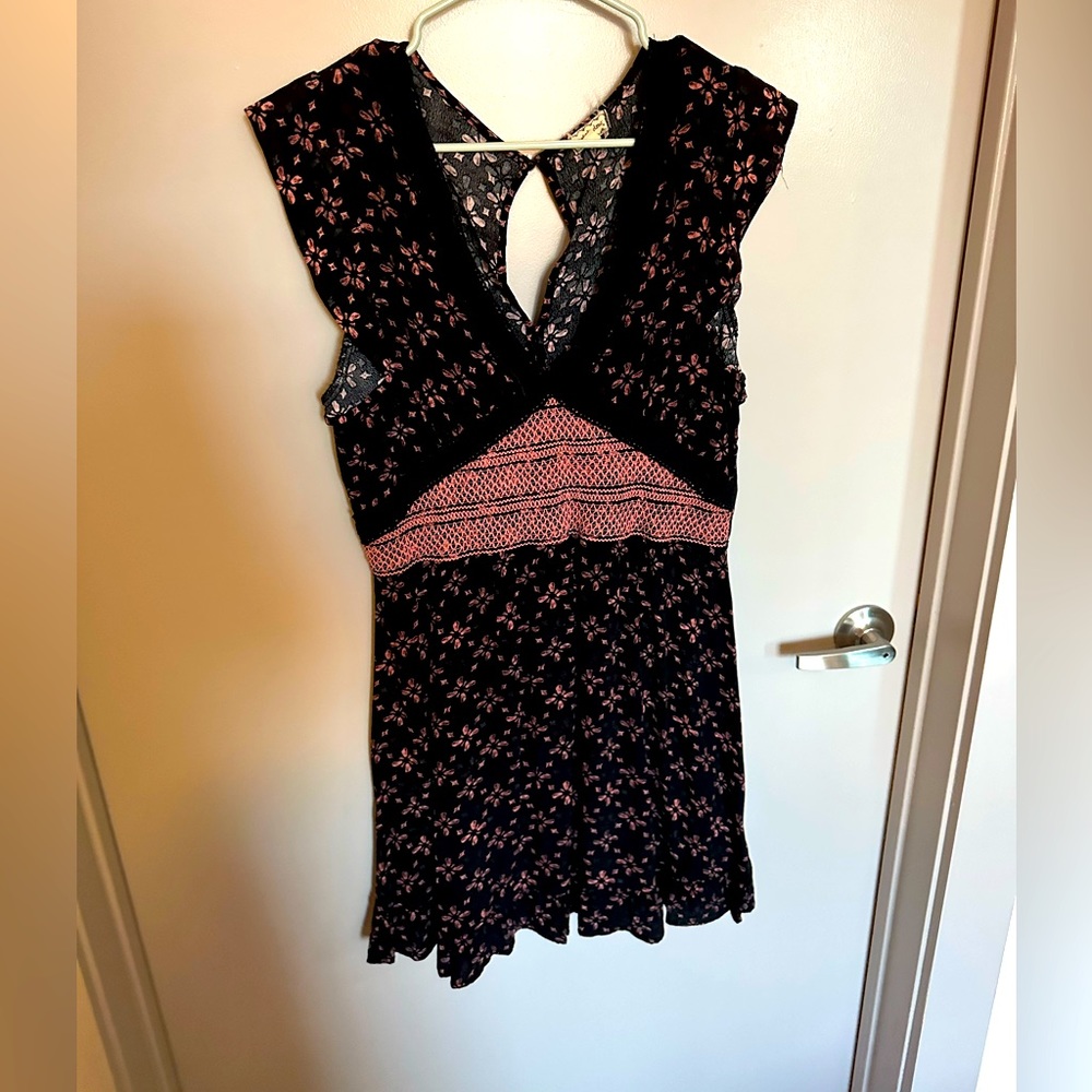Geometric A Line Mini Dress